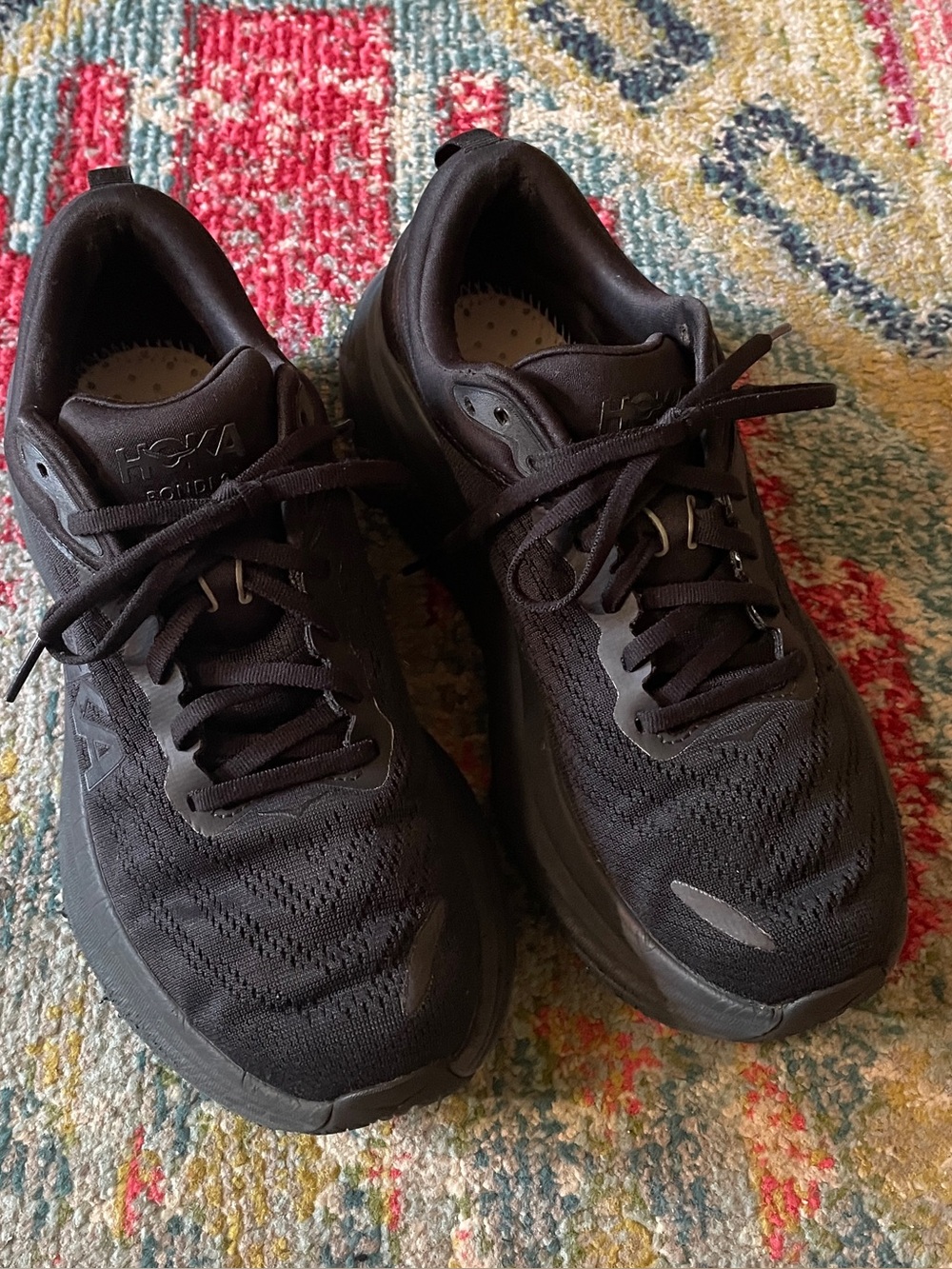 Hoka One One Men’s Black Athletic Running Shoes